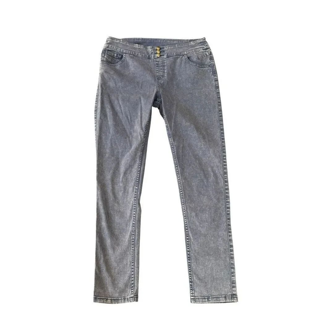 Soft Surroundings Acid Wash pull on skinny Jegging size S